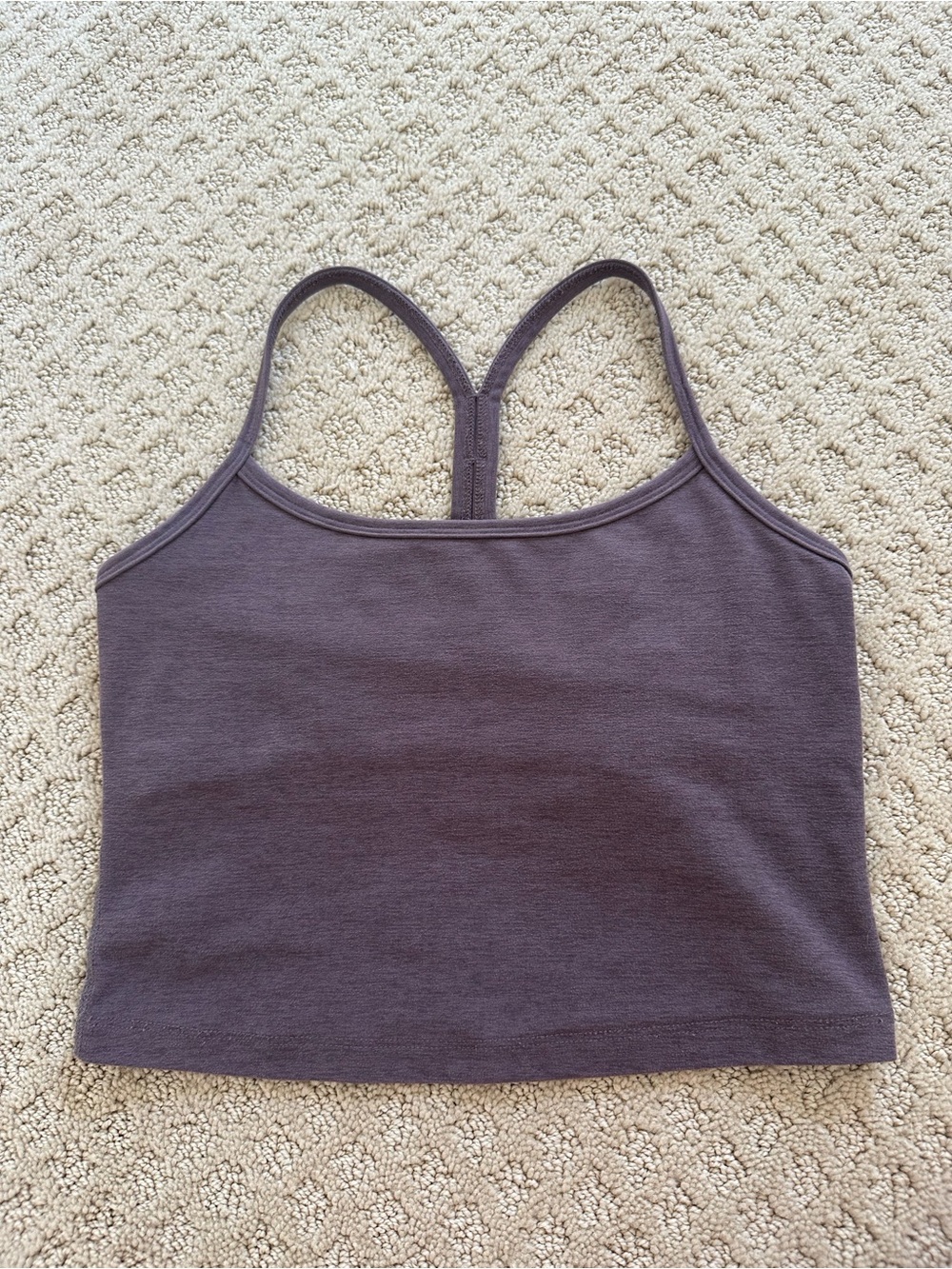Women’s Beyond Yoga Racerback Crop Tank Top - Light Cool Toned Brown